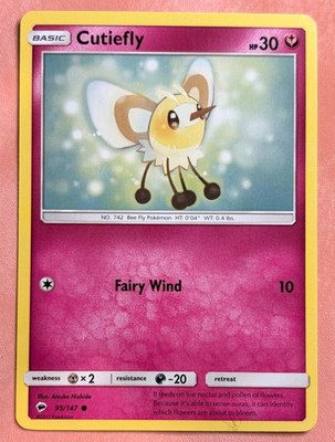 Cutiefly (Fairy) ~Cute Pokemon Cards~ Pretty in Pink & Pastel Gallery