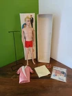 1961 Mattel Vintage Blonde Molded-hair Ken Doll With Box In Very Good Condition