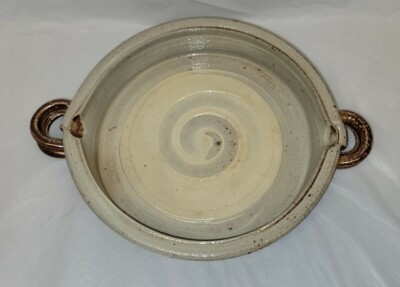 THE FIRST - Shino Vintage Studio Pottery SHINO GLAZE Planter/Bowl - Artist