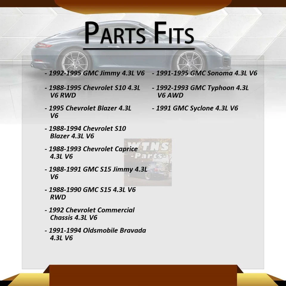 Soportes de motor de anclaje delanteros 2x para 1988 1989 1990 1991 GMC S15 Jimmy 4,3 L Foto 2 de 4