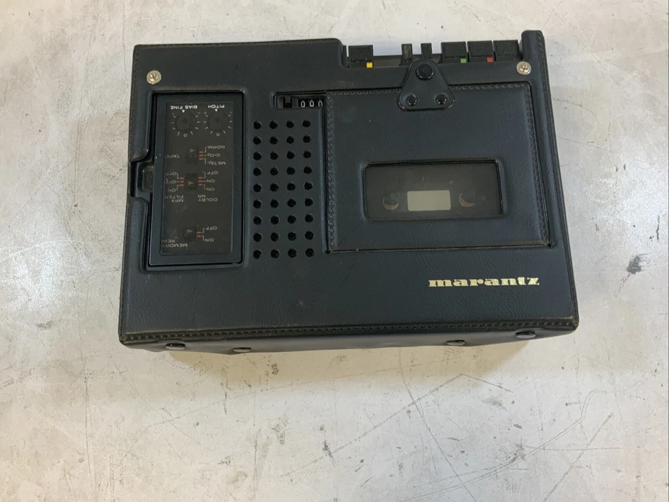 Marantz PMD420 Professional Portable Field Cassette Recorder & Case NS-K6B - Image 2 of 4