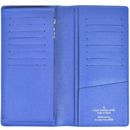 Louis Vuitton M69680 Portefeuille Brazza Monogram CLOUDS Long Wallet blue