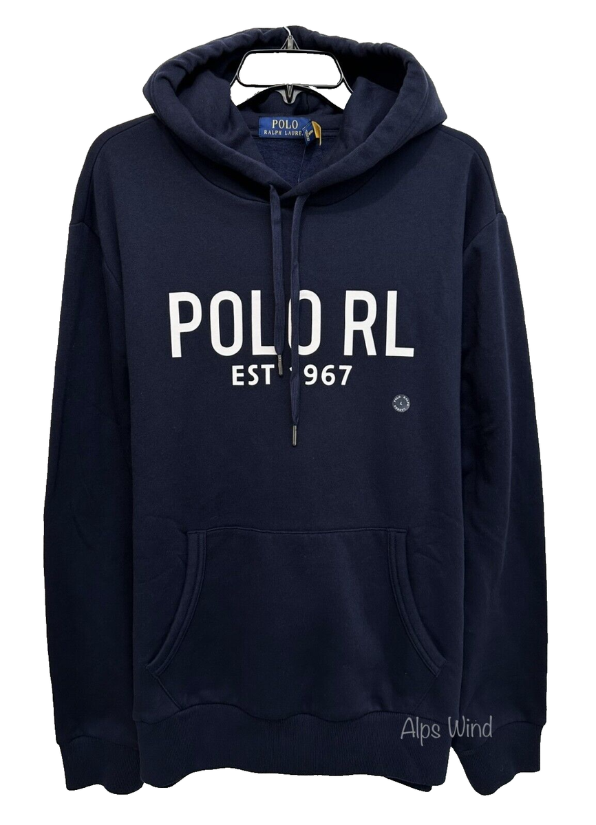 Polo Ralph Lauren Men's RL 67 Polo Script Fleece Pullover Hoodie