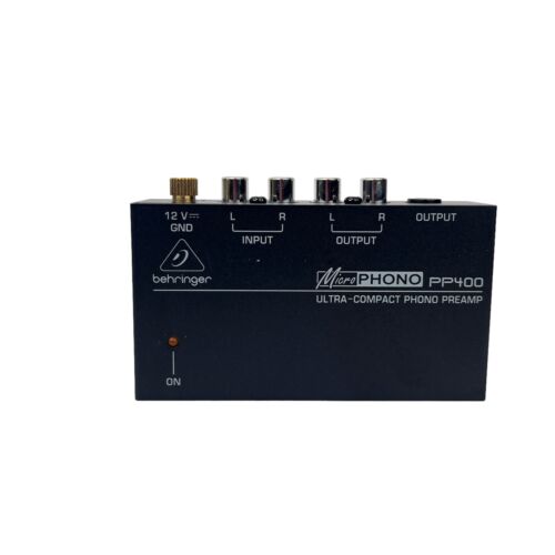 Behringer Microphono PP400 ultrakompakter Phono-Vorverstärker mit Netzteil - Bild 1 von 6