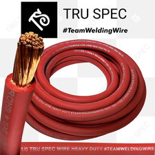 By the ft 1/0 AWG Tru Spec TeamWeldingWire Copper Welding Battery cable Wire RD