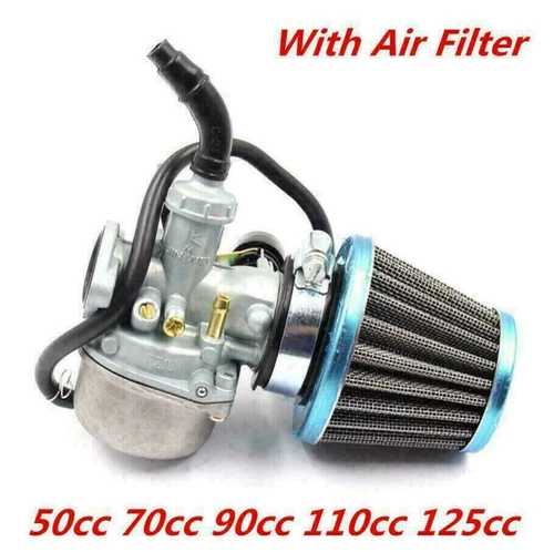 OEM PZ19 Carburetor 70cc 90cc 110cc ATV Go Kart Dirt Bike w/ Air Filter Carb Kit