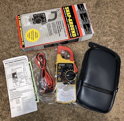 A.W. SPERRY SNAP-AROUND MULTI-METER ~ MODEL TD-2608, 12 RANGE / 5 FUNCTION (NEW)
