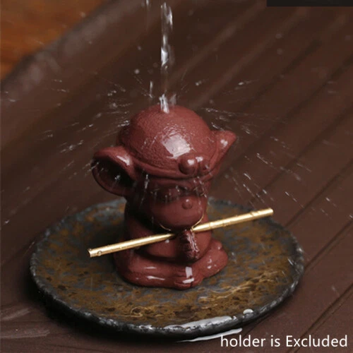 3.5" Creativo Decoración del Hogar Yixing Zisha Té Mascota Mono Estatua Pequeño Juego de Té Foto 2 de 4