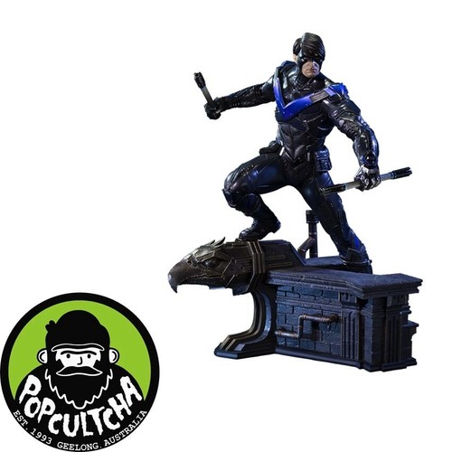 nightwing arkham city statue