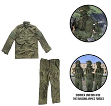 Russian VKBO Uniform Tactical Summer Jacket Pants EMR Camouflage Training Suit