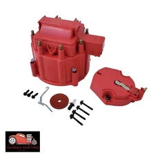 Chevy GM Red HEI Large Distributor Cap Rotor Kit SBC BBC 305 327 350 396 454