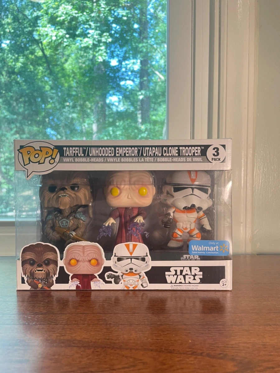 Funko Pop Star Wars Tarfful Unhooded Emperor Utapau Clone Trooper