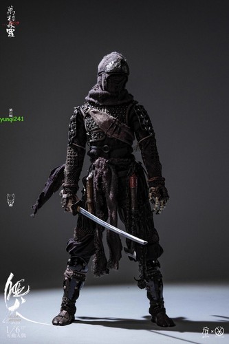 New JPT Design × POP COSTUME Myriads of Face NINJA Silent Hound 1/6 Figure Stock - Picture 2 of 17