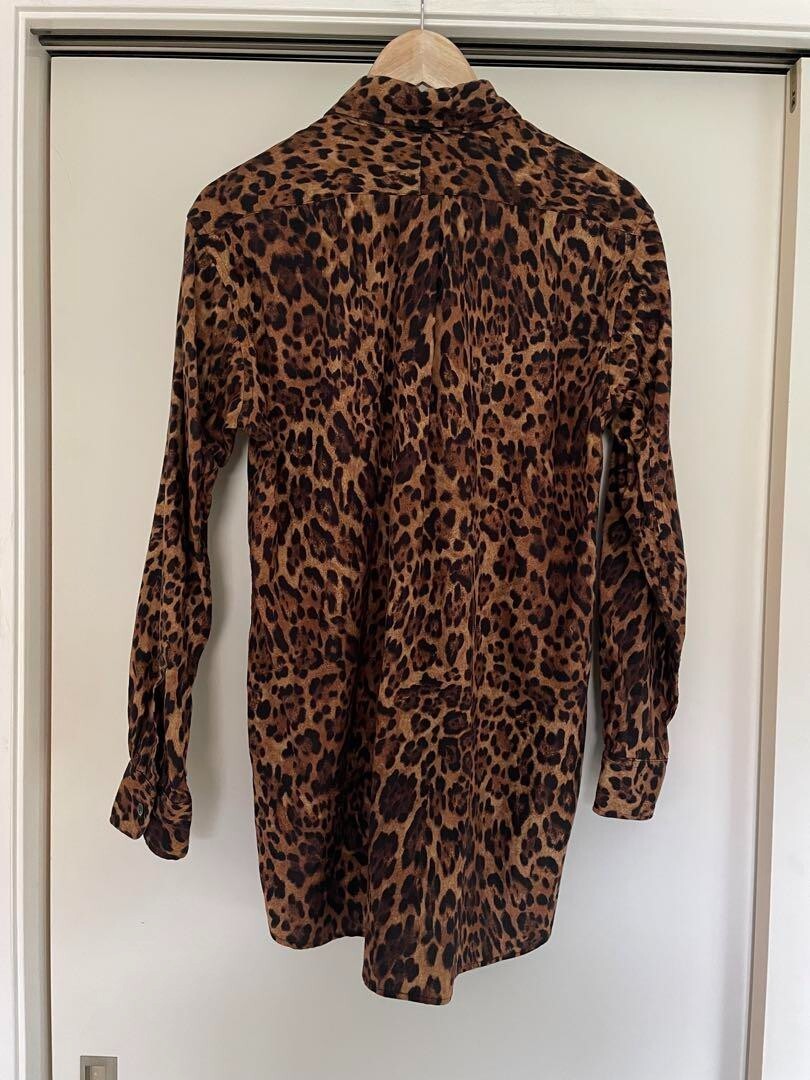 Engineered Garments Leopard Pattern Long Sleeve S… - image 3