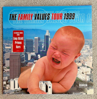 The Family Values Tour 1999 Vinyl Records 2LP LIMP BIZKIT Korn Rare