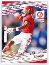 Jameson Williams 2022 Panini Chronicles Draft Picks Rookie Prestige Bronze #5