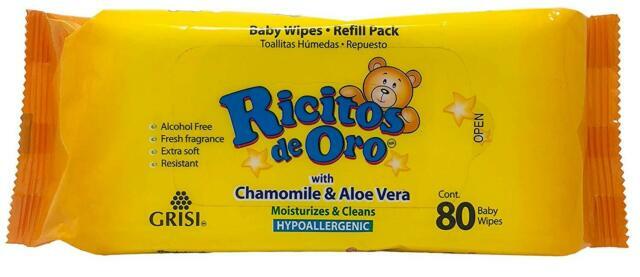 ricitos de oro baby wipes