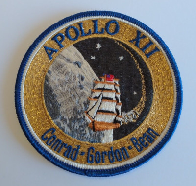 VINTAGE APOLLO XII PATCH CONRAD GORDON BEAN | eBay