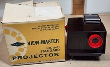 VIEW-MASTER STANDARD PROJECTOR #2421 WITH ORI...