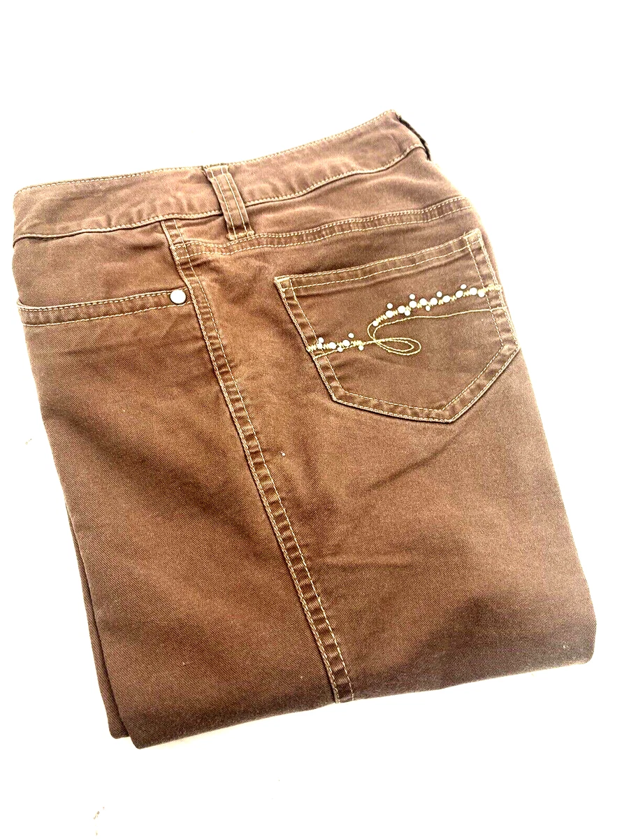 Tenue Limited Too - Jupe Marron Et Pull Beige/marron - Taille 7 - Occasion Très Bon état