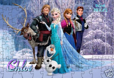 SNOW QUEEN REF 12 - 120 PIECES WITH OR WITHOUT NAME puzzle 