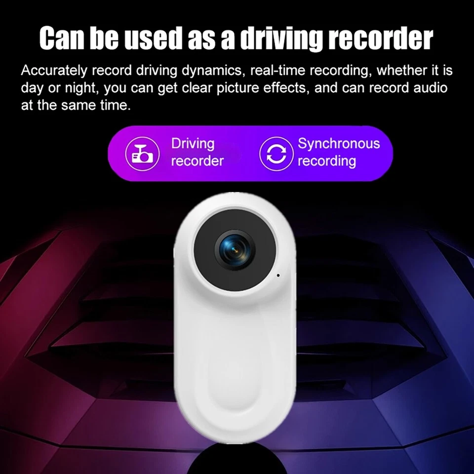 Thumb Action Sports Camera 1080P High Definition Helmet Motorcycle Bike Action - Image 4 of 4