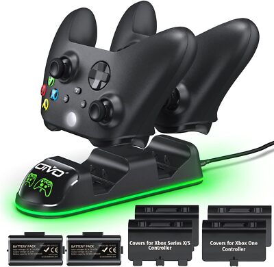 OIVO Xbox Controller Ladestation 2X 3360mWh Zubehör Akku Xbox One Series X/S