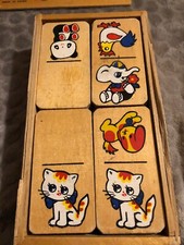 Domino animale - Made in China WH085 *Giocattoli in legno vintage/retrò*