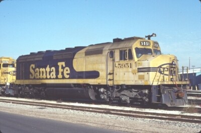 ATSF 5951 F-45 CHICAGO IL (SANTA FE) ORIGINAL SLIDE 12-01-93 T11-11 | eBay