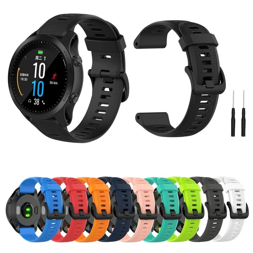 22mm Armband für Garmin Forerunner 945 935 Fenix 5 Plus 6 Silikon Wrist  Strap