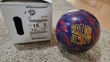 Radical Breakaway Bowling Ball 1st Quality 15 Pounds 3-4" Pin 2.5oz TW