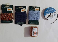 Vintage - ribbon - 5 diff. kinds some new some used - as shown