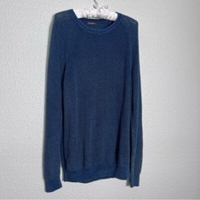 J McLaughlin Dusty Blue Long Sleeve Knit Sweater Size Medium