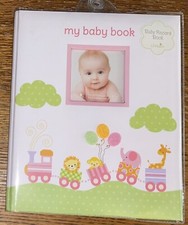 New Lil Peach My Baby Animal Train Memory Record Book Keepsake Girls 1st Years