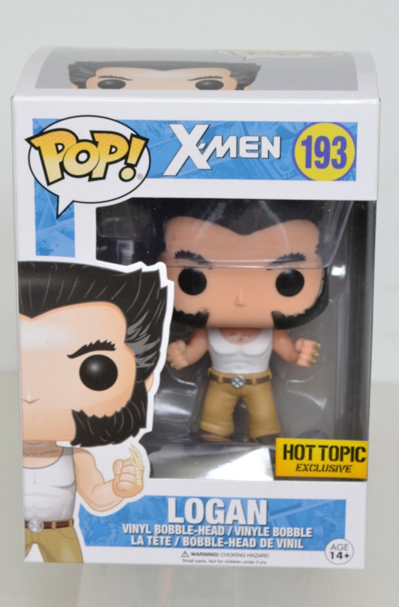 Funko Pop 'Marvel' LOGAN Figure #193 NRFB Hot Topic Exclusive X