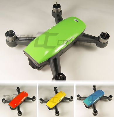 DJI Spark Top Shell Color Change Graphic Wrap Red Green Yellow Blue) Skin 