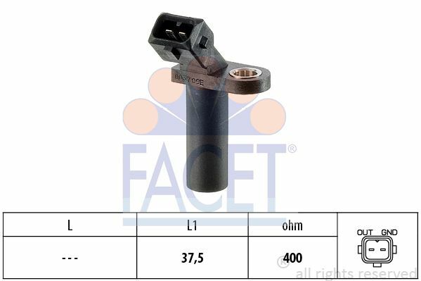 Facet Kurbelwellensensor FüR Ford Cougar,Courier,Escort V VI Vii,Fiesta III IV-image