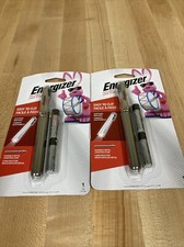2 Pack Energizer 35 lm Gray LED Pen Light AAA...
