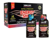 Kirkland Signature Extra Strength Energy Shot, 48 Bottles, 2 Ounces Each