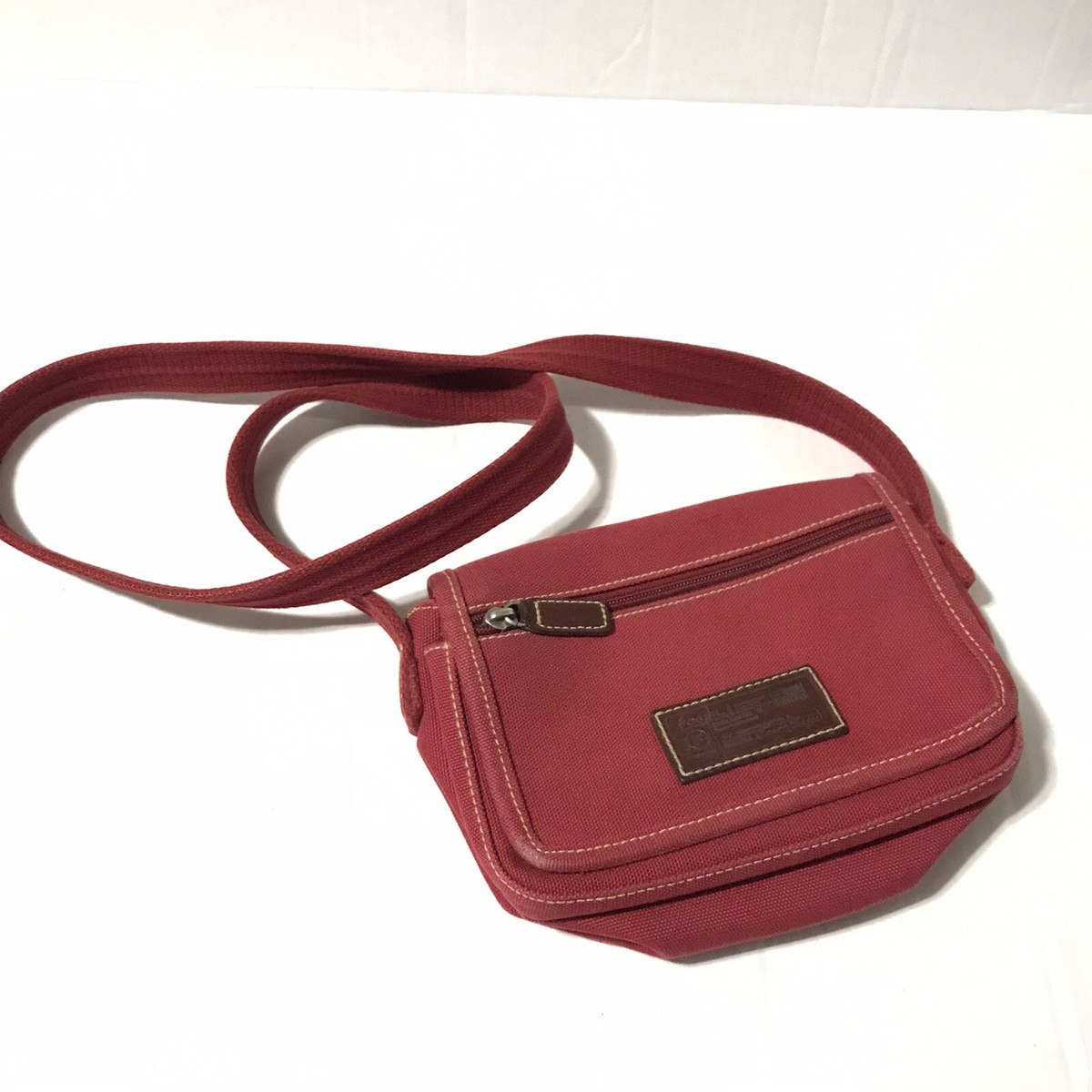 Shoulder Bag Fossil Pocket Books Fossil Red Cotton Cloth Crossover