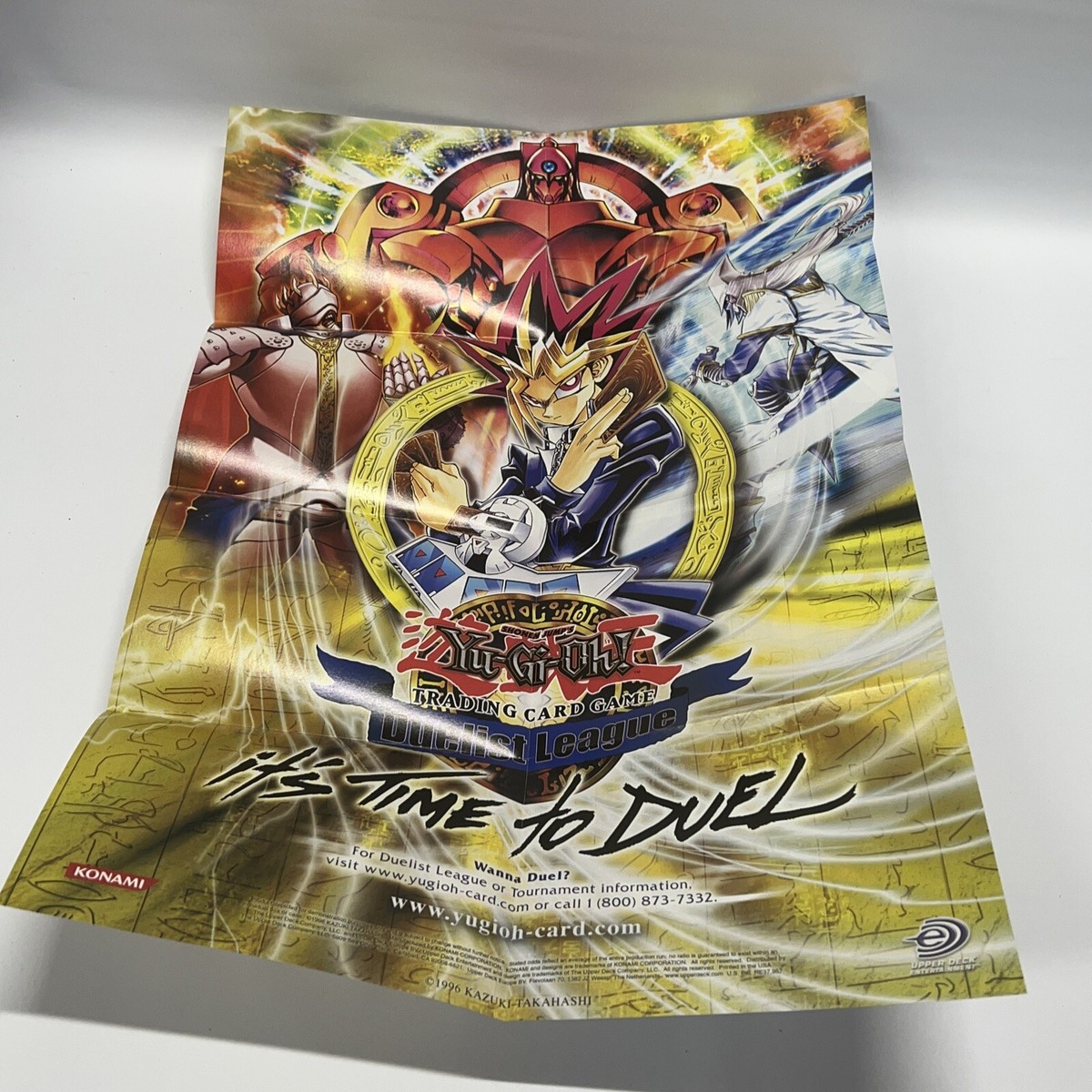 Yu-Gi-Oh! Millennium Manual Activity Book NEW POSTER Retro Yugioh