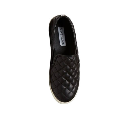 black steve madden slip ons
