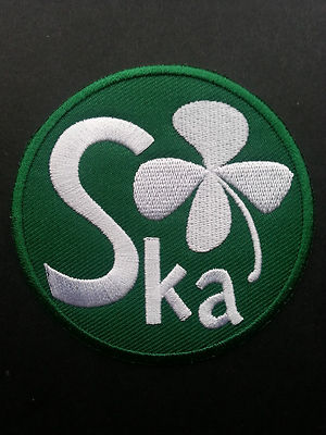 Ska Two-Tone Rude Boy Sew / Iron On Patch 2Tone Ska Specials Reggae Rocksteady