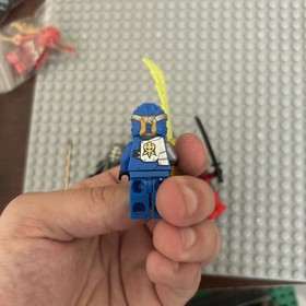 Lego Ninjago ZX Minifigure Lot All 4 Ninjas Kai Zane Cole Jay 9449 Good