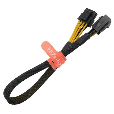 2 PCS 4Pin To 8Pin CPU Power Adapter ATX Female To 8Pin 4+4 Male 13 Inch