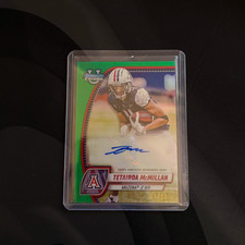 Tetairoa McMillan OROY Auto Green /99 Bowman Chrome U