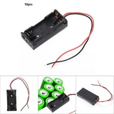 10pcs 2x 3x AAA Battery Holder Battery Power Case Plastic Box with Wire Lead