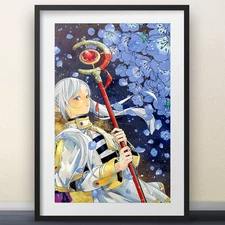 Frieren: Beyond Journey's Illustration - 17x11" Print - Anime funko