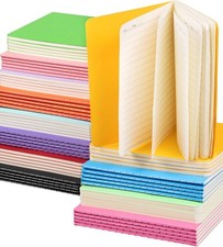 Mini Lined Notebooks Bulk 60 Packs A6 4.25x5.5 in Small Pocket Notebooks Ruled