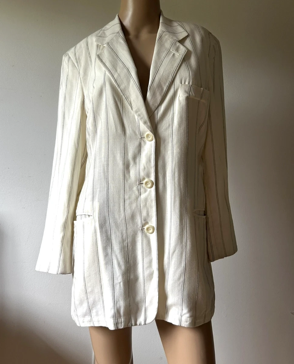 GIORGIO ARMANI ジャケット 白 薄手 52 Giorgio Armani White Coats, Jackets & Vests for Women for sale | eBay